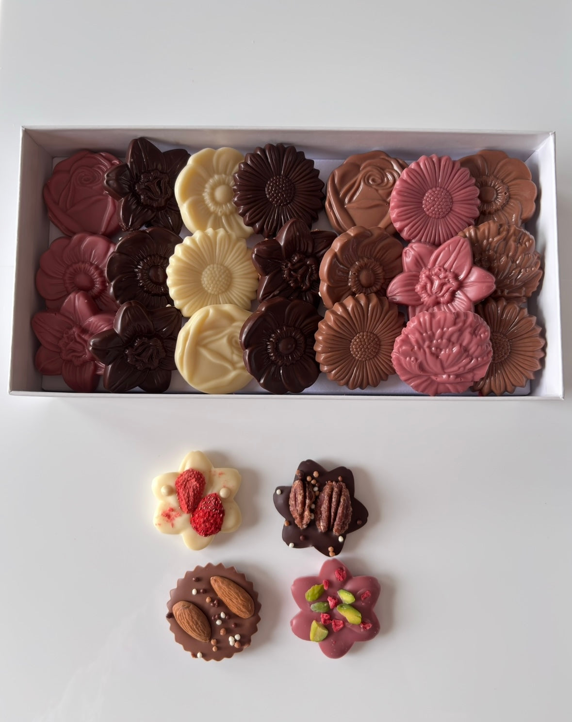 Floral chocolate box