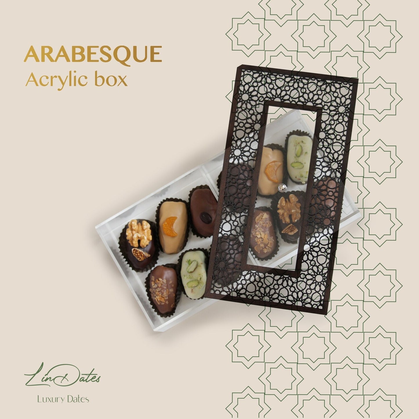 Arabesque Middle Eastern Plexi Box (Pickup & Local Delivery Only)