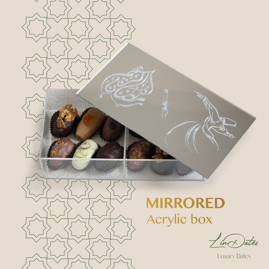 Ramadan Kareem Mirrored Acrylic Box (pickup & local delivery only)